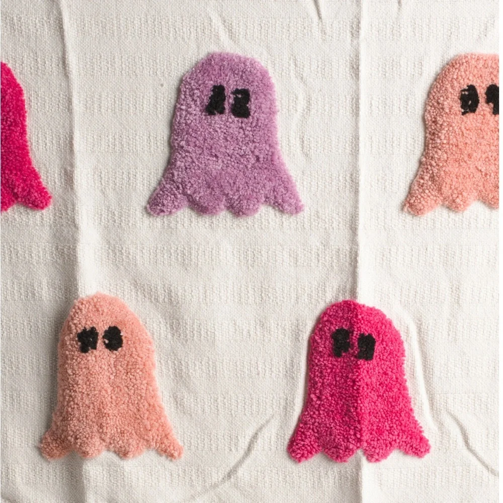 Rachel Zoe Halloween Blanket throws! Ghosts, Pumpkins, pastels! Brand New!